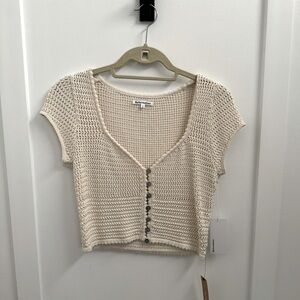 Reformation Crochet Top